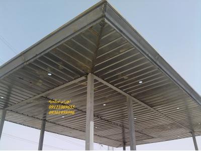 ورق های پلی کربنات-نصاب وپیمانکار سقف فلزی شیبدار