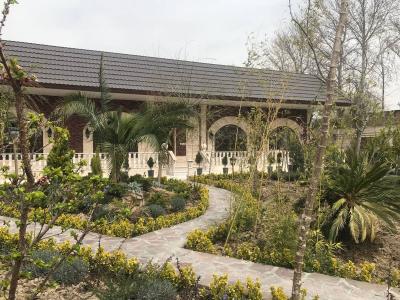 نورپردازی باغ-1350 متر باغ ویلای لوکس در شهریار
