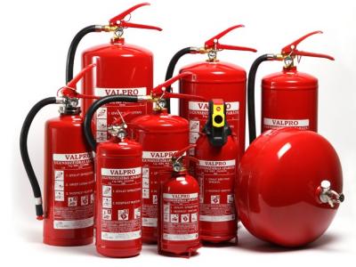 تست گاز-شارژ و توزیع انواع سیلندر های آتش نشانی 