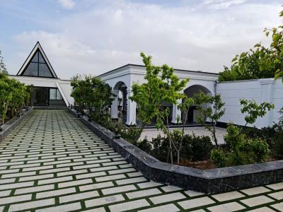 شومینه مدرن-باغ ویلای 1500 متری مدرن در شهریار