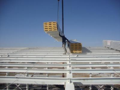 سوله تولیدی-پوشش سقف سوله