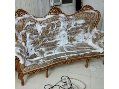 شست و شوی تخصصی فرش محدوده جنوب غرب تهران-قالیشویی و مبل شویی ای پارا ، شستشو در محل