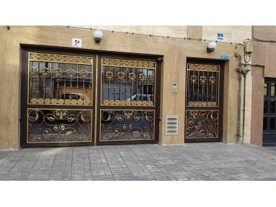 انواع درب فلزی-تولید کننده درب فرفورژه تهران