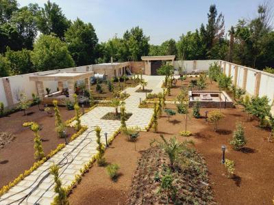 محوطه سازی باغ-باغ ویلا 1175 متری با قابلیت سکونت در شهریار