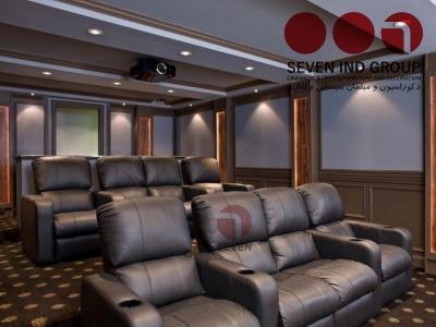 طراحی و اجرای نما-صندلی سینمای خصوصی