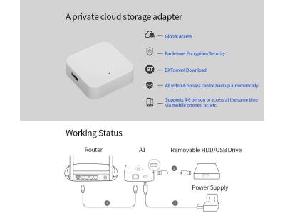 ذخیره ساز اطلاعات-ذخیره ساز اطلاعات تحت شبکه نس استوریج Nas Storage NasiCloud Model A1