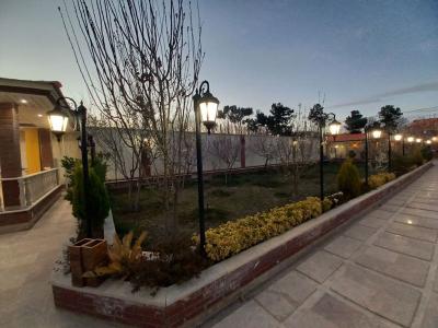 نورپردازی باغ-1200 متر باغ ویلای لوکس در  شهریار