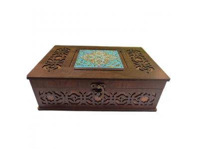 جعبه ساز-جعبه چوبی تزئینی آجیل و خشکبار