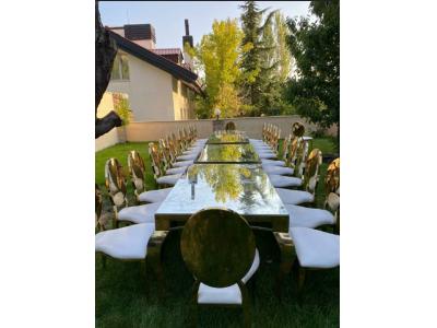 عسلی-اجاره انواع میز و صندلی برای مراسم