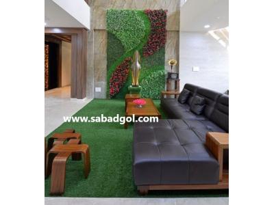 طراحی داخلی منزل-طراحی و اجرای دیوار سبز و دیوار گل مصنوعی