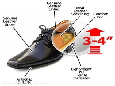 طراحی-کفش پاشنه مخفی مردانه دامادی و مجلسی