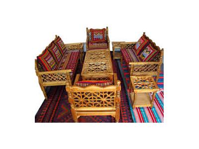 چوبی-صنایع چوبی محیا تولیدکننده انواع تخت باغی ، تخت سنتی و مبل های سنتی 