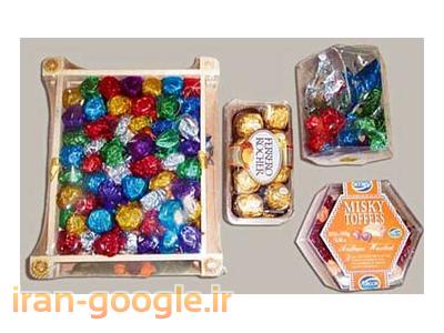 بسته بندی جعبه سوهان-تولید و بسته بندی  انواع شکلات پذیرایی 