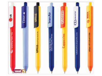 مداد ارزان تبلیغاتی-خودکار پلاستیکی رنگی 