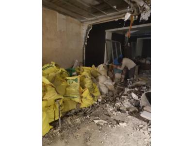 حادثه تخریب ساختمان تهران-تخریب و خاکبرداری ساختمان بتنی و کلنگی