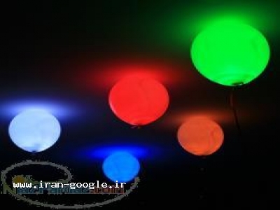 برگزاری مراسم جشن عقد و عروسی-بادکنک تزئینی چراغدار (LED) 