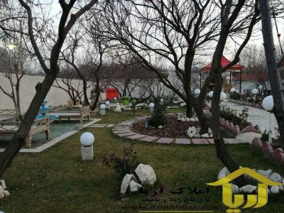 املاک در منطقه تهران-1200 متر ویلا باغ زیبا و دیدنی 