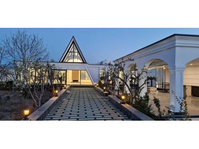 سقف آلاچیق-باغ ویلای 1500 متری مدرن و با طراحی جذاب در شهریار