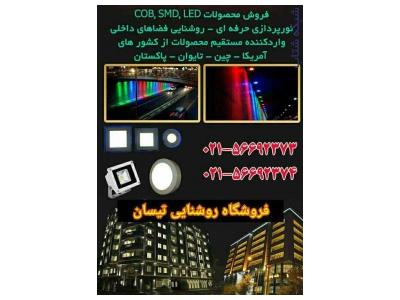 نورپردازی ویلا-فروش چراغ و پروژکتورهای ال ای دی و اجرای نورپردازی نما