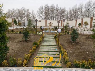 محوطه سازی ویلا-1400 متر باغ ویلا نوساز در خوشنام ملارد