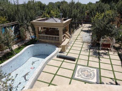 محوطه سازی باغ-1250 متر باغ ویلای دوبلکس لاکچری در شهریار