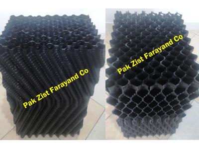 سازه صنعتی-پکینگ مدیا ثابت لانه زنبوری PP , PVC