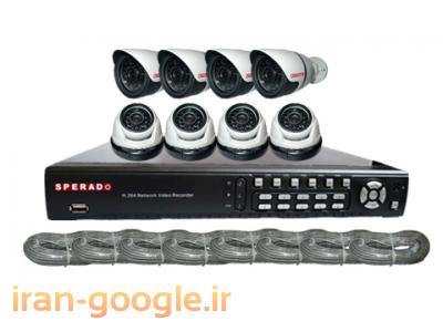 نمایندگی خدمات-فروش  ویژه  پک 8  کانال دوربین مدار بسته تحت شبکه اسپرادو