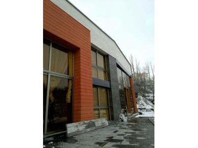 نماسازی ساختمان-اجرای نمای ساختمان با چوب پلاست 