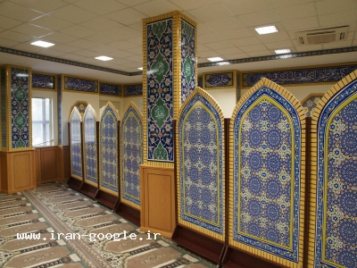فرش نماز-محراب کتیبه چوبی mdf دکوراسیون ، تجهیزات نمازخانه