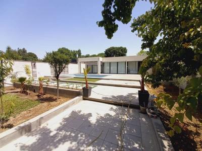 باغ ویلا نوساز در شهریار-باغ ویلای 820 متری مبله زیبا در ملارد