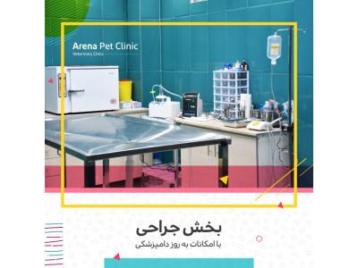 کارت ویزیت-کلینیک تخصصی دامپزشکی در غرب تهران