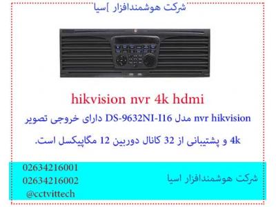 دوربین مداربسته-hikvision nvr 4k hdmi DS-9632NI-I16