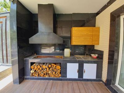 کاشی آشپزخانه-900 متر باغ ویلای لوکس و فاخر در خوشنام ملارد