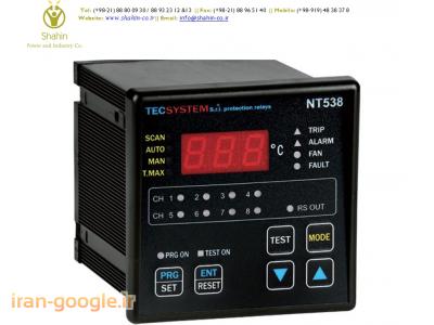 فن هیتر-فروش رله NT538  شرکت Tecsystem ایتالیا