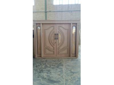 چهارچوب چوبی-ساخت درب های چوبی داخلی و لابی مدرن.دکوراسیون داخلی و....