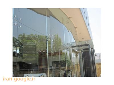 نمای عایق ساختمان-نماهای شیشه ای اسپایدر 