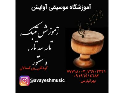 آموزشگاه موسیقی محدوده شرق تهران-آموزش تخصصی تار و سه تار در تهرانپارس